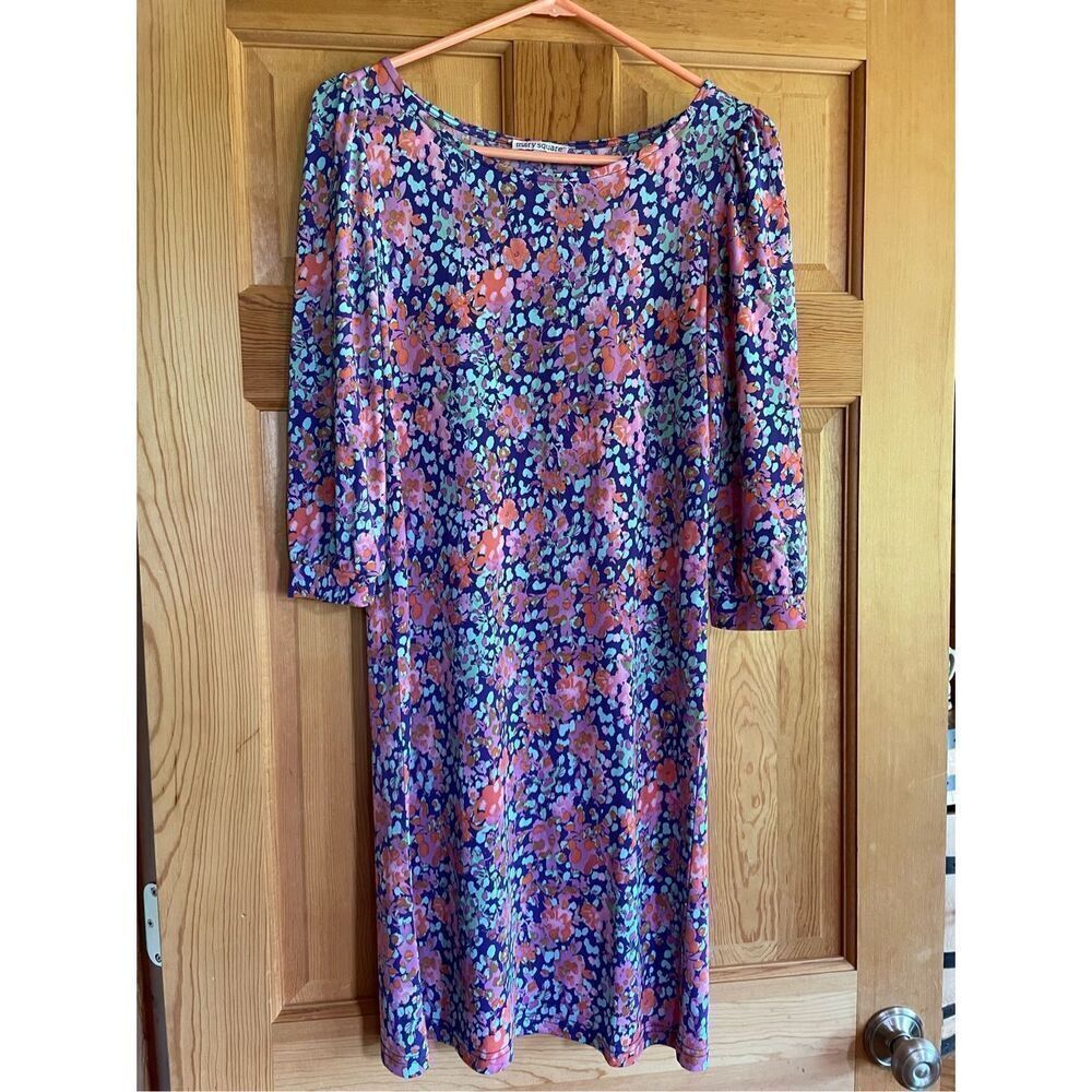 Mary Square Floral Dress